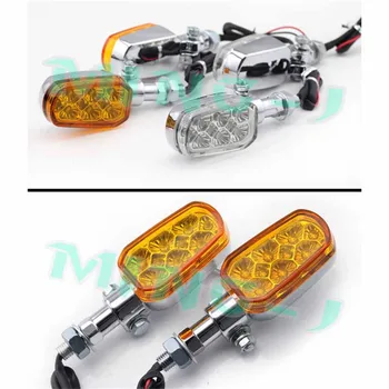 1 Pár Motocykel VIEDOL Zase Signál Blinkers Svetlá Žltá Lampa Motorke Flasher Sústruženie Svetlo Upravený Motocykel Príslušenstvo