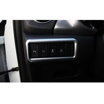 Interiéru vozidla Hmlové Svetlo Lampy Prepnúť Tlačidlo Panel Rám Orezania Nálepky Rámu Styling vhodné Pre Suzuki Vitara 2016 ABS