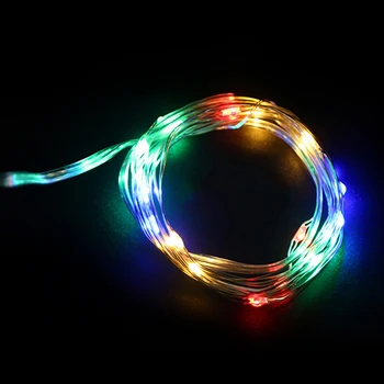 1pcs 2M 20Led 3M 30Led Mini Led Medený Drôt String Víla LED Svetlá Na Vianočné Svadobné Party Dekorácie USB Powerd