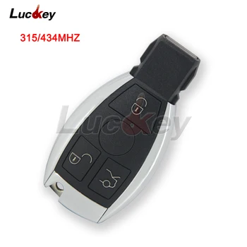 Luckey Inteligentné Diaľkové Tlačidlo pre Mercedes Benz Rok 2000+ Podporuje BGA 315MHz alebo 434MHz 3 Tlačidlá