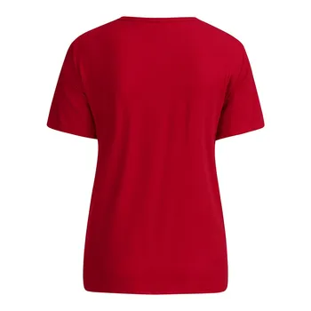 Tričká pre páry, milenci Milenca Krátky Rukáv O-Krku ľúbostný List Tlač Tričká Topy Red top Nadrozmerná ženy tričko bavlna