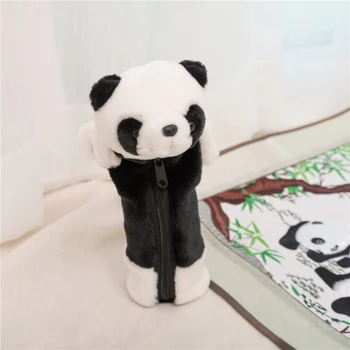 Candice guo plyšové hračky plyšové bábika cartoon zvierat Čínska panda dievča kozmetická taška dieťa pencilbag ceruzka package darček k narodeninám 1pc