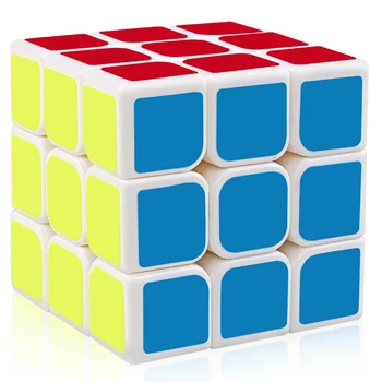 D-FantiX Yj Guanlong 3x3 Rýchlosť Kocka Yj Magic Cube Biela 56mm Puzzle, Hračky pre Deti, Dospelých, Študentov