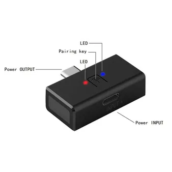 Prepínač Bezdrôtovej komunikácie Bluetooth Headset Prijímač PC Adaptér Converter Kompatibilný s PS4/Switch/PC