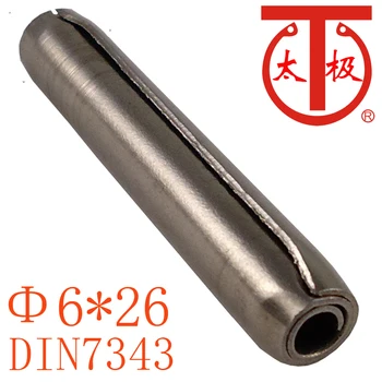 (6*26) DIN7343 / ISO8750 Špirálové pružiny pin ( Stočený pin ) 100 ks/veľa