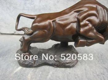 Čínsky Fengshui Bronz OX bull socha Údaje