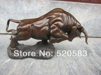 Čínsky Fengshui Bronz OX bull socha Údaje