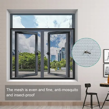 Vnútorné Okno Obrazovka Anti Lietať Opony Tylu Lete Neviditeľné Anti-Komár Odnímateľný Umývateľný Prispôsobiť Obrazovke Čistý Hmyzu Oka