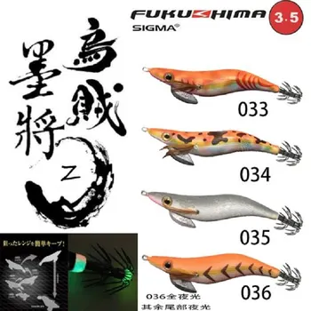 Taiwan FUKUSHIMA atrament Z3 bod 5, 19 gramov svetelný dáždnik dreva krevety a squid háčik cestnej mora rybárske návnady