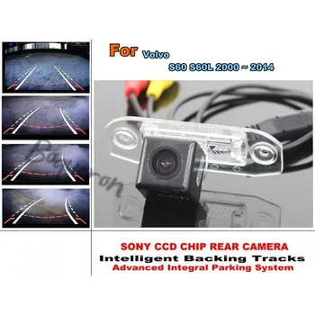 Auto Inteligentné parkoviská Sleduje Kamera Pre Volvo S60 S60L 2000-HD Späť do Zadnej strane Fotoaparátu parkovacia Kamera Dynamické Tragectory