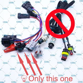 ERIKC Naftový Motor Automobilový Injektor postroj Adaptéry Káblový Adaptér Converter a Bager sapre výmeny elektrických častí
