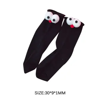 Vtipné ponožky ženy Hromadu Haldy Ponožky pre Ženy Harajuku cartoon bábika dekor bavlna teplé ponožky Calcetines Mujer Meias vianočné ponožky