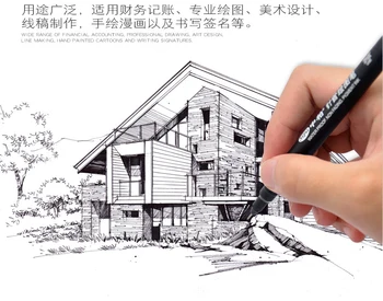 Veľké a stredné/malé čínsky kaligrafického pera Ihly pero na kreslenie, umenie pero kaligrafický štetec, pero písacie potreby školy, potreby pre maliarov