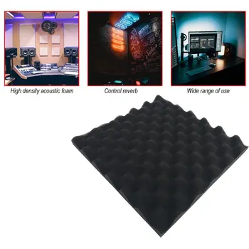 2021 NOVÉ 30x30cm Akustická Pena Liečba Sound Proofing Zvukovo-izolačné Bavlna Hluku Hubky Výborná Zvuková Izolácia