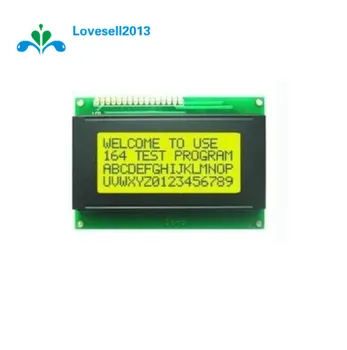 LCD 16x4 1604 Znakov LCD Displeja Modul LCM Žltá Blacklight 5V