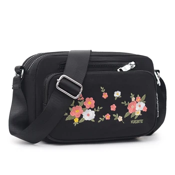 Ethinc štýl Výšivky ženy tašky 2020 vysokej kvality Malé dámy rameno messenger taška Multi Vrecká Kvet Nové Ženské kabelky