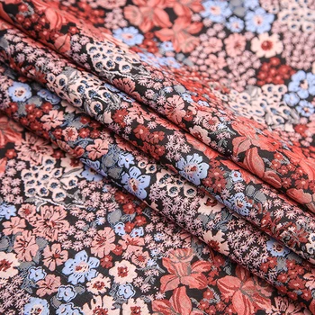 Vysoká-triedy high-precision žakárové módne textílie plastický malé kvetinové šaty windbreaker šortky sukne handričkou 155cm široký 410 g / cm/m