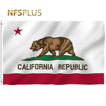Kalifornia Vlajka 3x5 Ft USA USA usa 90x150cm Dekoratívne Americkej Vlajky a Transparenty pre Domáce Stranu Sprievod Oslava