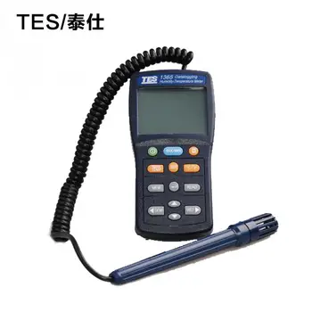 TES-1364 Digitálne Datalogging Vlhkosť Teplota Teplota meradla, Tester