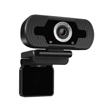 1080P HD Webkamera S Mikrofónom pre Notebook PC Desktop Android TV USB Webkamera Webová Kamera Flexibilná Live Video Výučby Webkamera
