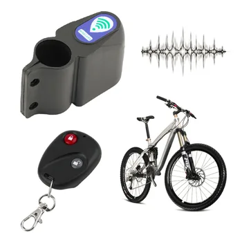 Professional Anti-theft Bike Zamky Cyklistické Security Lock, Diaľkové Ovládanie Vibrácií Budíka Požičovňa Vibrácií Budíka