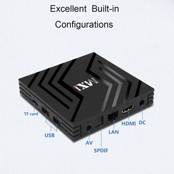 MX1 2.4 G + 5GWiFi 4K HD TV BOX RK3228A 2 + 16 G Network Prehrávač Android 9.0 Siete Set-Top Box(US Konektor)