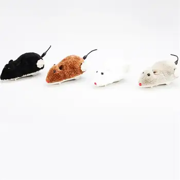 2020 1pcs Nové Cat Hračka Hodinky Plyšové Myši Sa Odrazí Chvost Psa Cat Hračka Interaktívna Mačiatko Hračka Náhodné Farby Pet Produktov