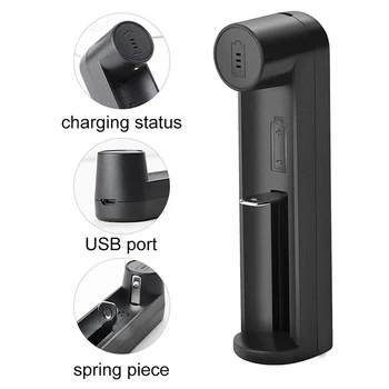 2019 nový USB Port Batérie Nabíjačky Ochranné Univerzálna Nabíjačka Pre 18650 Li-ion (bez batérie) doprava zadarmo