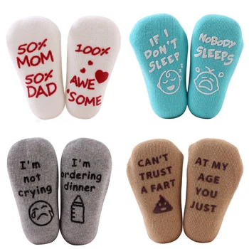 2020 Baby Ponožky Zábavné List Dievča, Chlapec Novorodenca Anti-slip Vianoce Ponožky Cartoon Bavlnené Papuče Topánky, Topánky Teplejšie 0-1Years