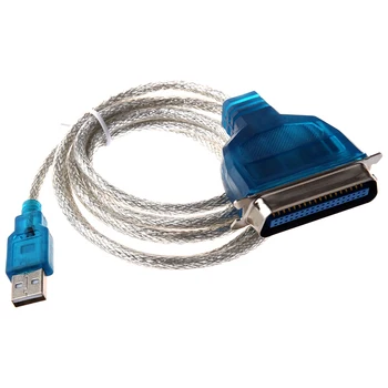 USB Paralelné IEEE 1284 Tlačiareň Adaptér Kábel PC (Pripojenie vašich starých paralelnej tlačiarne do USB portu)