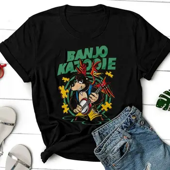 Majster Rareality Banjo A Kazooie Tričko Fan Art Vtipné Dar Čierne Unisex