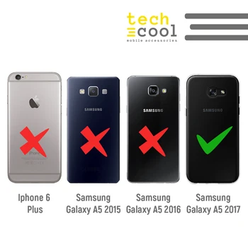 FunnyTech®Silikónové puzdro pre Samsung Galaxy A5 2017 l tváre okolí Sesamo Cookie Monster