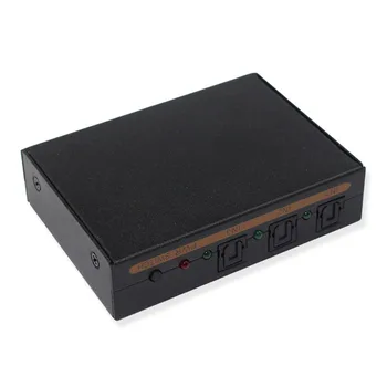 Digitálny o Dekodér pre Analógové 3 Port, Optický SPDIF Toslink L/R RCA, 3.5 mm Stereo 3X1 Prepínač Adaptéra