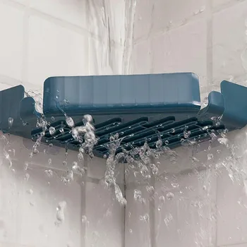 Praktické Kúpeľňa Úložný Stojan Trojuholník Sprchovacím Kútom Multifunkčný Držiak Vysokej Kvality Úložná Polička