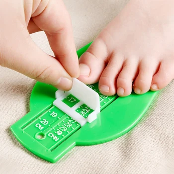 8 Farieb Dieťa Detská Noha Opatrenie Rozchod Veľkosť Topánok, Meracie Pravítka Nástroj k Dispozícii ABS Baby Auto Nastaviteľný Rozsah 0-20 cm veľkosť