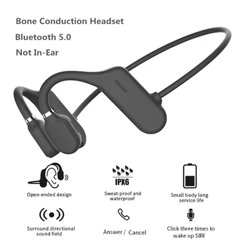 Vzdušné Vedenie Vodotesné Slúchadlá Bluetooth5.0 Športové Bezdrôtové Stereo Slúchadlá Prenosné Audio Otvorený Dizajn Sweatproof Headset