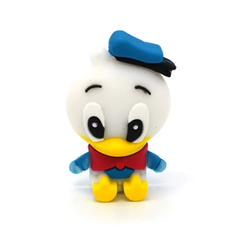Reálne možnosti krásne Donald Duck usb flash disk cartoon kl ' úč USB Pero Disku Flash Memory Stick doprava zadarmo