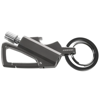 3 V 1-Multi-Function Keychain Zápas Stick Vonkajší Kľúčový Prívesok Muž Oheň Nepremokavé Otvárač Kľúčový Prívesok