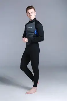 Pánske 3mm potápačské neoprénové oblek bundy nohavice dlhý rukáv potápačský oblek Potápanie Skok, Surfovanie, Šnorchlovanie Wetsuits