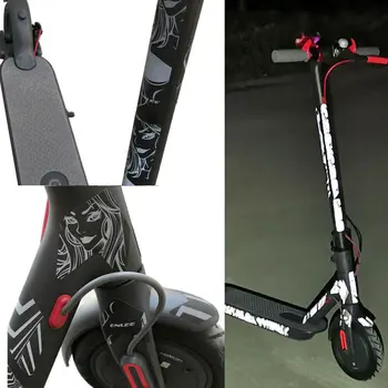 ENLEE 3D horský bicykel Reflexné Nálepky Protišmykových Vodotesný Rám na Ochranu Nálepky Snímateľný cyklistické doplnky