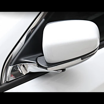 Pre Jeep Compass 2017 2018 ABS chrome Zozadu Bočné Dvere Zrkadlo Spätné Pásy Kryt výbava nálepky rám auta styling príslušenstvo
