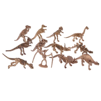 12pcs Kostra Dinosaura Skamenelín Najrôznejších Kosti Údaje Hračky pre Deti Vianočný Darček