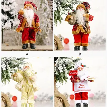 Vianočné Ozdoby Batohu Bábiky Santa Ornament Tvorivé Stojí Látkové Bábiky Domáce Dekorácie 2021 Deti Nový Rok Darček