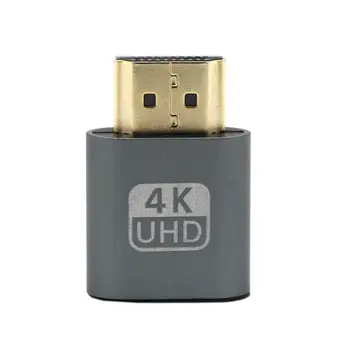 VGA kompatibilný s HDMI Figuríny Zapojte Virtuálne Zobrazenie Emulátor Adaptér DDC Edid Podporu 1920x1080P Pre Video Karty BTC Banské Banské