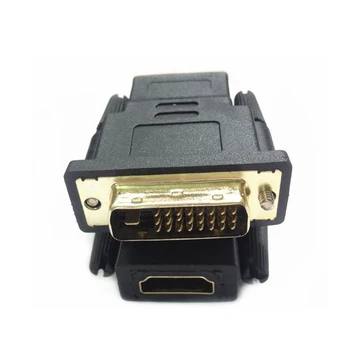 HDMI Female DVI D 24+1 Pin Male Adaptér Converter HDMI DVI Kábel vypínač pre PC pre HDTV PS3 Projektor LCD TV Box TV