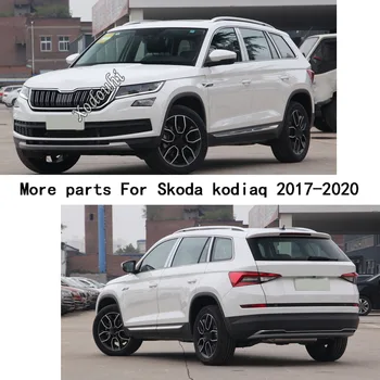 Pre Škoda Kodiaq 2017 2018 2019 2020 Auto Styling Predné Sedadla Gombík, Tlačidlo Prepnúť Hlavu Vankúš Trim, Odsávače Časť