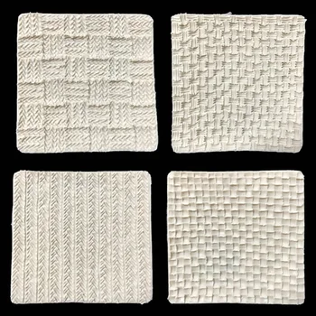 3D Fondant Tortu DIY Zdobenie Nástroje Silikónové Sveter Textílie Pletenie Textúra Reliéfne Formy na Pečenie Čipky Mat Nástroj CT2126