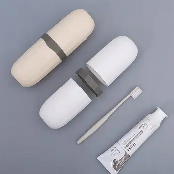 Prenosné Kefka Úložný Box Ľahký Viacúčelový Cestovná Zubná Kefka Prípade Tvorivé Minimalistický Skladovanie Pohár