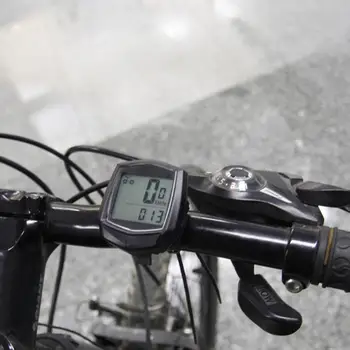 Bicykel Káblové Pripojenie Počítača Rýchlomer Počítadlo Kilometrov Cyklistických Bicyklov Nepremokavé Merateľné Teploty Stopky