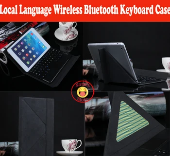 Miestny Jazyk Rozloženie Bezdrôtovej Bluetooth Klávesnice Prípade KOCKY Hovoriť 8X Talk8X 8